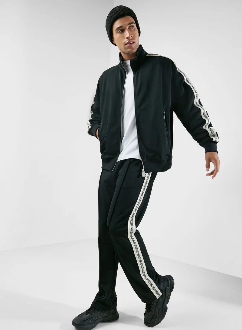 izzue Studs Tape Zip Jacket