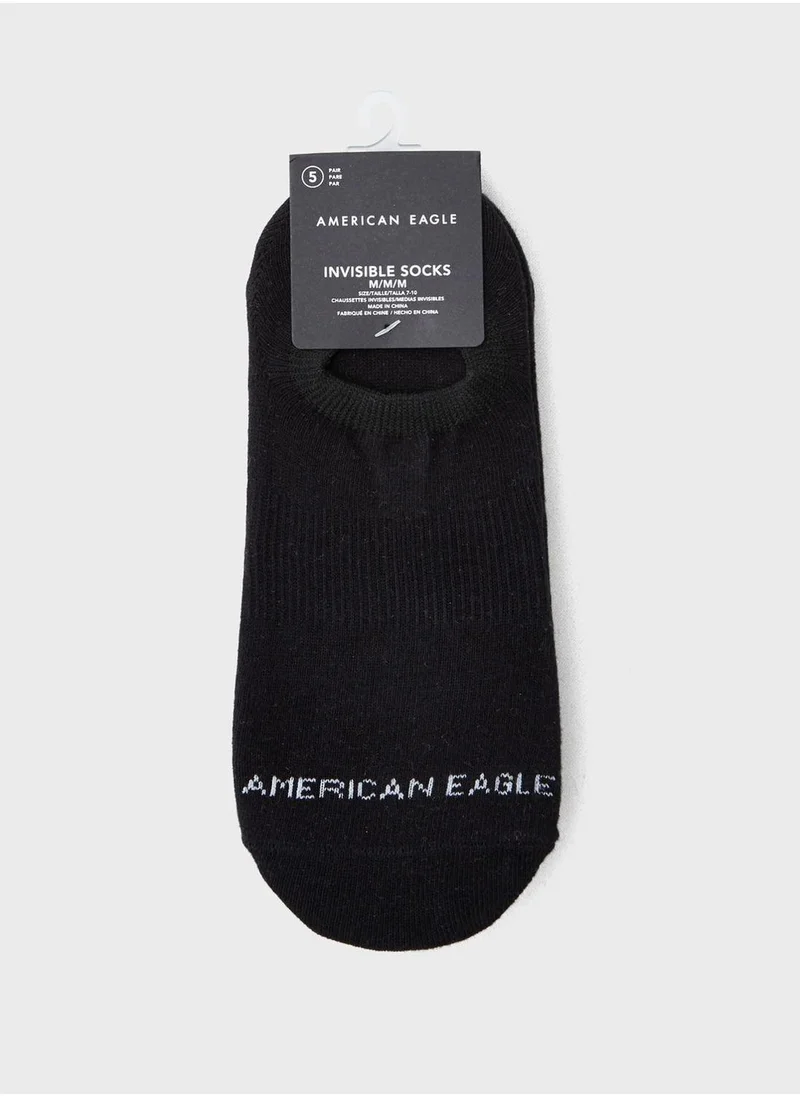 American Eagle 5 Pack No Show Socks