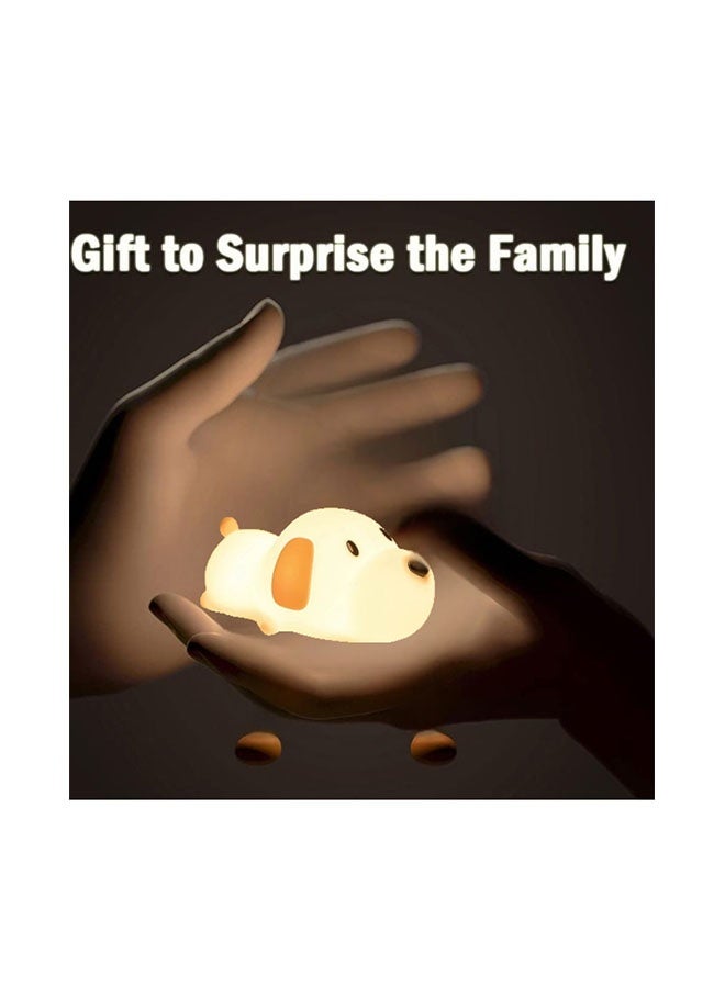 DaiDai Dog Silicone Night Light | Cute Puppy LED USB Rechargeable Bedside Lamp | 15H Long-Lasting Nursery Gift - Image 4