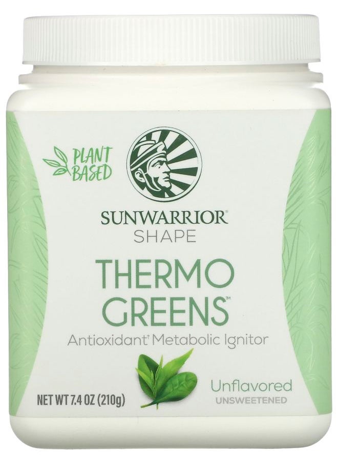 Sunwarrior - Shape Thermo Greens Unflavored 7.4 oz (210 g) - Image 1