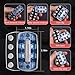 D.G.PLAYER Fidget Toys Adults Sound Silent Handheld Cool Fidget Slider Metal Sensory Toys for Adults Stress Relief Focused Anxiety Time Passing Travel Classroom Office Car HomeClear Blue - Image 4