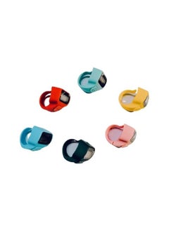 Mini Hand Tally Counter, Finger Ring, Digital Counting Machine, Set of 12, Multicolour