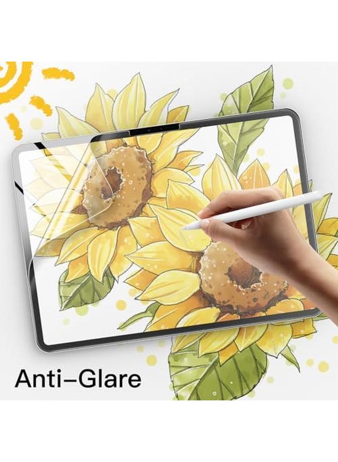 جي تيك واقي شاشة ورقي لجهاز آيباد برو 11 بوصة M4 2024 مضاد للتوهج غير لامع من مادة PET للرسم عبوة واحدة - Image 4