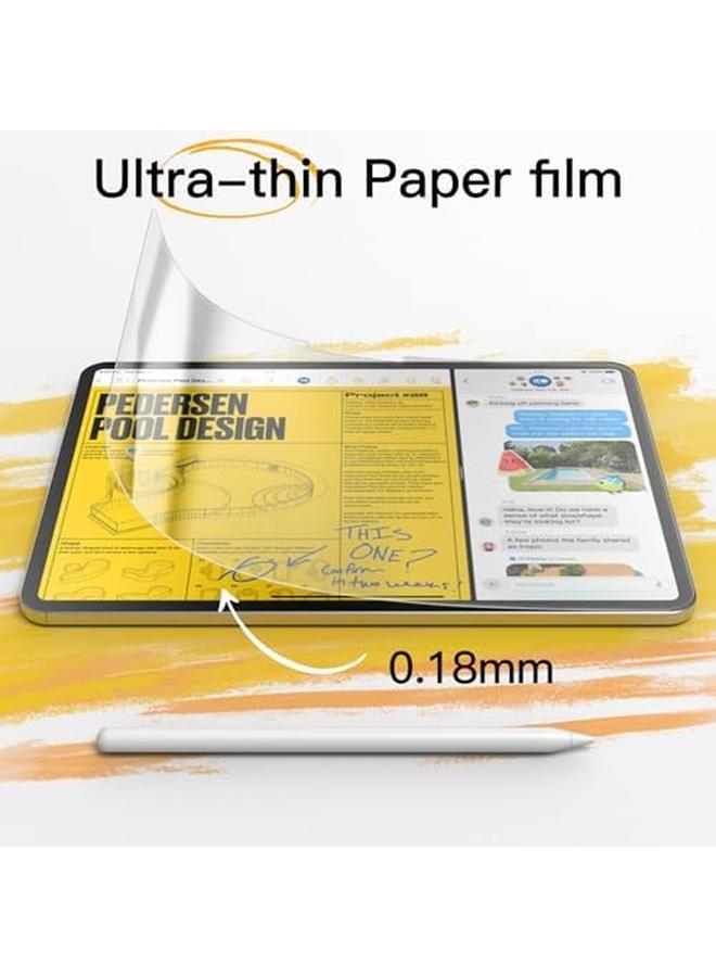 جي تيك واقي شاشة ورقي لجهاز آيباد برو 11 بوصة M4 2024 مضاد للتوهج غير لامع من مادة PET للرسم عبوة واحدة - Image 5