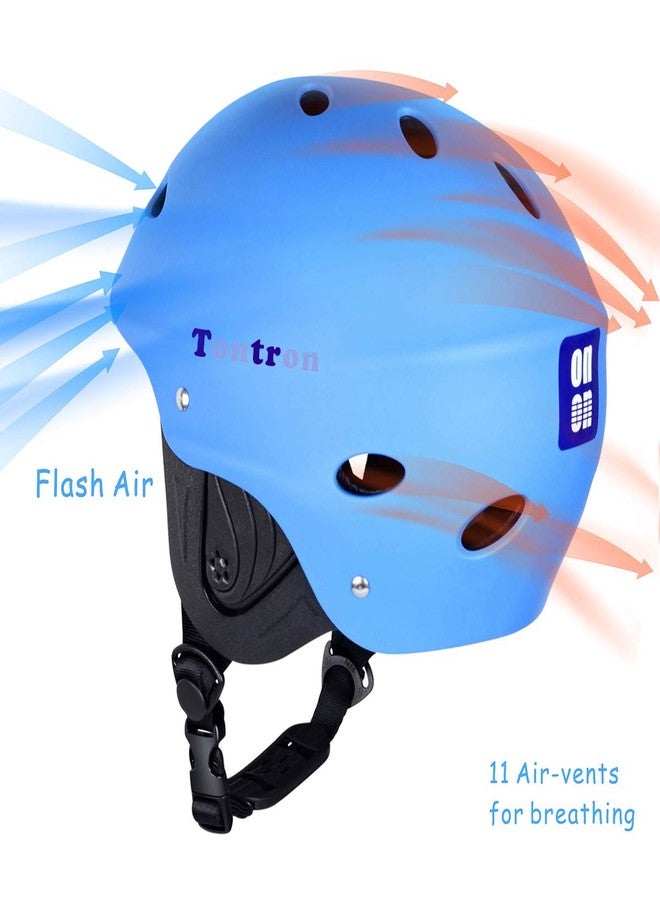 Tontron Water Helmet (Matte Ocean Blue, Medium) - Image 2