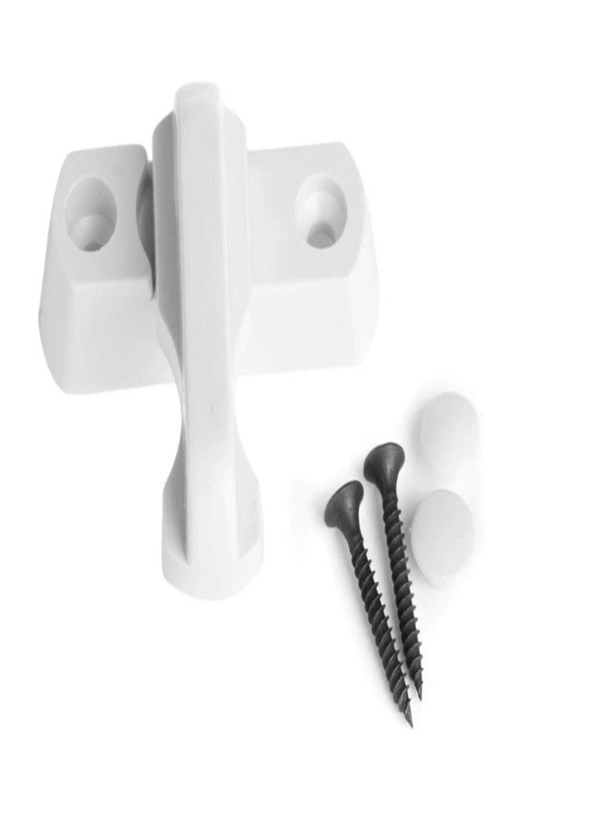 BHOOLU&GOOLU Plastic Child Safe Security Window Door Sash Lock Safety Lever Handle Sweep Latch,2 Count - Image 3