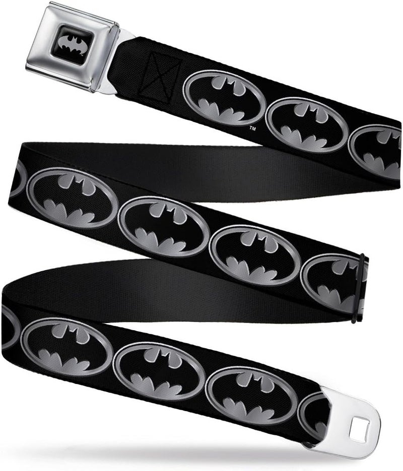 Buckle Down Buckle-Down Batman Seatbelt Belt - Adjustable 1.5" Wide, Fits 24-38 Inches - Image 1