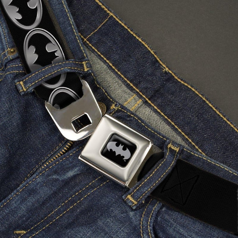 Buckle Down Buckle-Down Batman Seatbelt Belt - Adjustable 1.5" Wide, Fits 24-38 Inches - Image 2