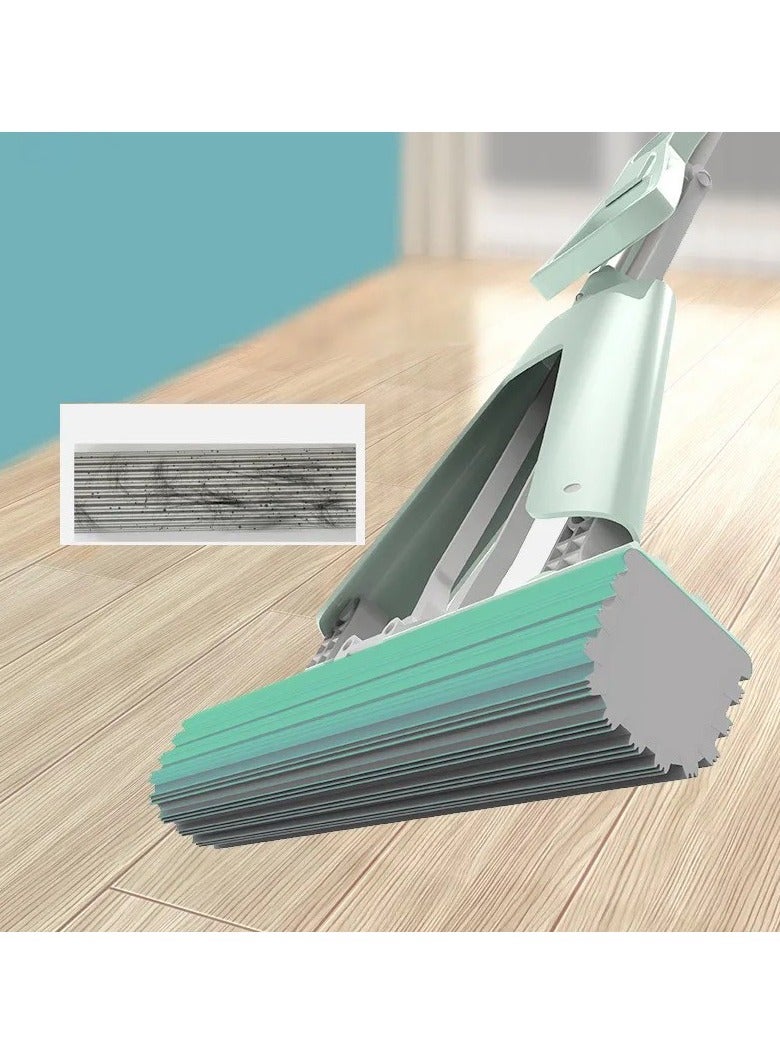 dreamons link Sponge Mop, Large Collodion, Hand-washable, Absorbent Mop, Household Bathroom, Folded in Half, Squeezes Water, With 1 Mop Head - Image 4