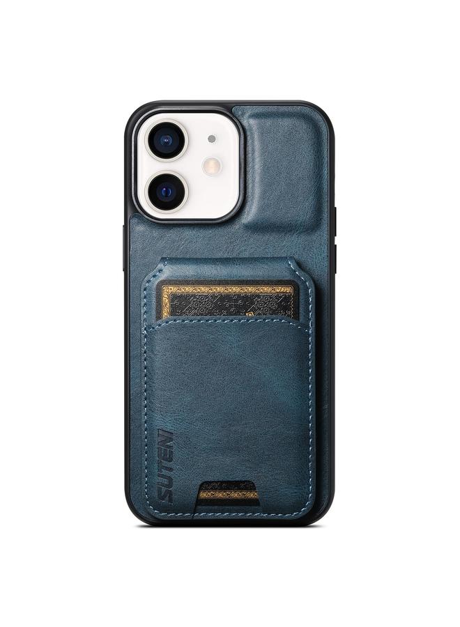 Suteni Case For iPhone 12 / 12 Pro H02 Leather Wallet Stand Back Phone Case - Image 1