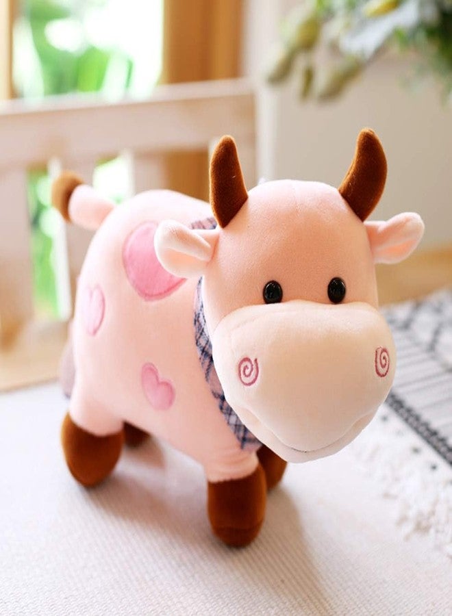 Storescent Cute Cow Plush Soft Toy | Adorable Animal Stuffed Toy for Kids | Home Decor for Boys & Girls | Soft & Huggable Plush Cow 25cm - Image 3