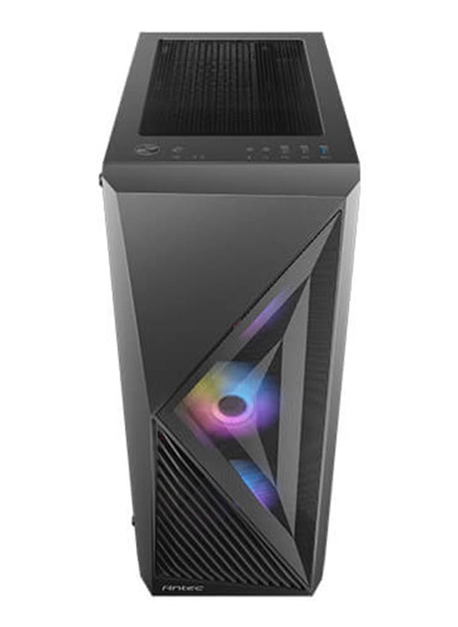 ANTEC - Antec AX51 Mid Tower ATX Case – Mesh Front Panel for Enhanced Airflow, Tempered Glass Side Panel, Supports Up to 6 Fans (120mm/140mm), Radiator Support (360mm Front, 240mm Top, 120mm Rear), GPU Clearance up to 350mm, Flexible Storage Options (2 x 3.5” HDD, 2 x 2.5” SSD), Tool-less Design, Superior Cable Management, Front I/O USB 3.0/2.0, HD Audio, Easy Access Dust Filters, Black | AX51 - Image 1