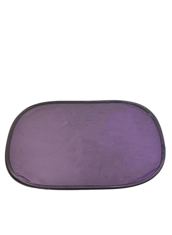 Generic مجموعة ستائر خلفية للسيارة مكونة من قطعتين، مقاس 1 قدم × 2 قدم - Image 2