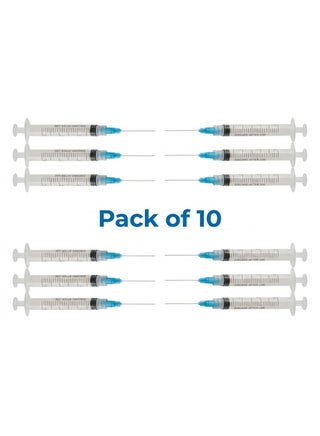 Pack of 10 Kinmed disposable syringe 3ml - view 2
