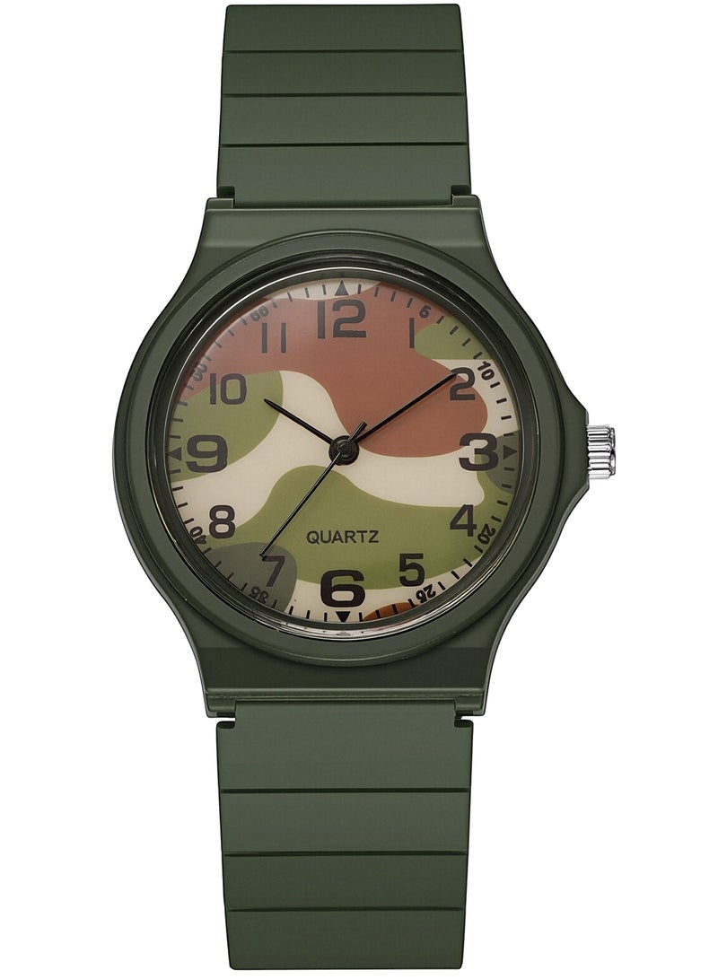 ساعة إلكترونية دائرية متعددة الوظائف للأطفال