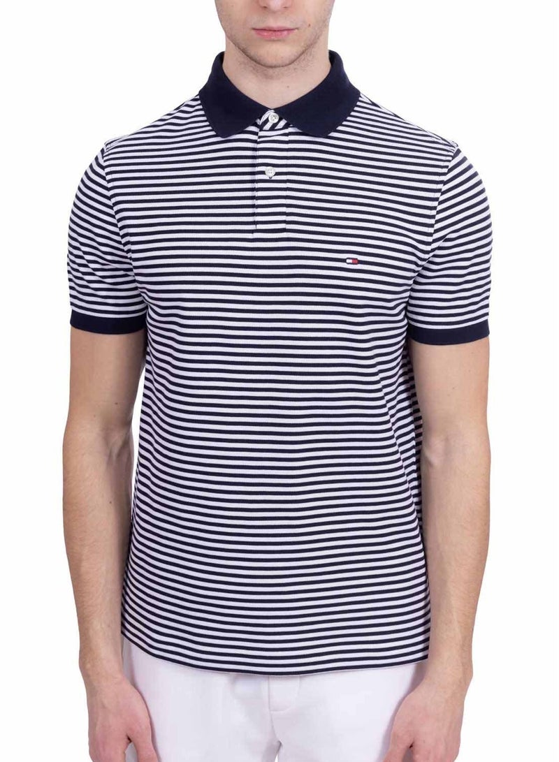 تومي هيلفيغر تيشيرت بولو مخطط - Image 1