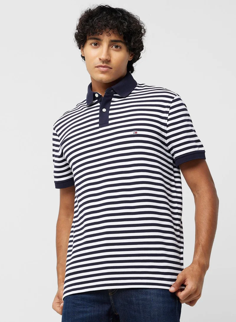 TOMMY HILFIGER 1985 Regular Fit Stretch Cotton Polo