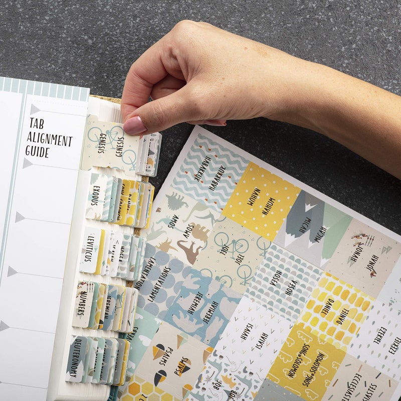DiverseBee Laminated Bible Tabs (Large Print, Easy to Read), Bible Journaling Book Tabs, Christian Gift, 66 Bible Tabs Old and New Testament, Includes 11 Blank Tabs - Adventure Theme - Image 4