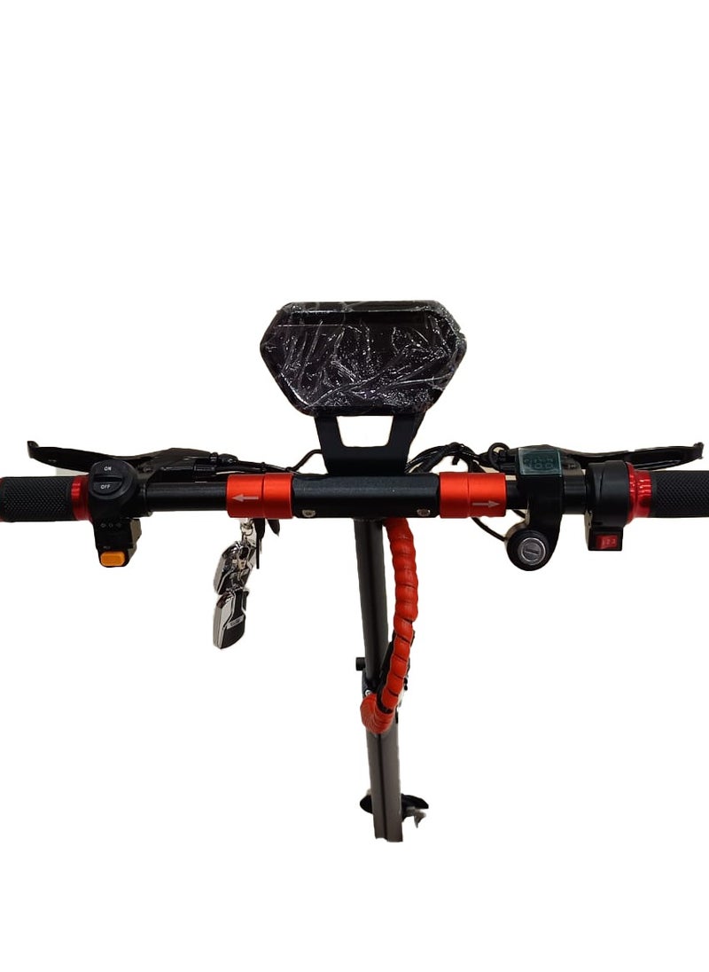 Winner Sky Sky E10 Pro (Plus) Red Electric Scooter | 3000W Motor | 35 Km Range With A 36V13Ah Battery, Big Digital Display, Bluetooth, 10" Off-Road Tires, Foldable E Scooter, Includes Free Helmet, Toolkit, Safety Belt, Lock, Pump & Mobile Holder  - Image 2