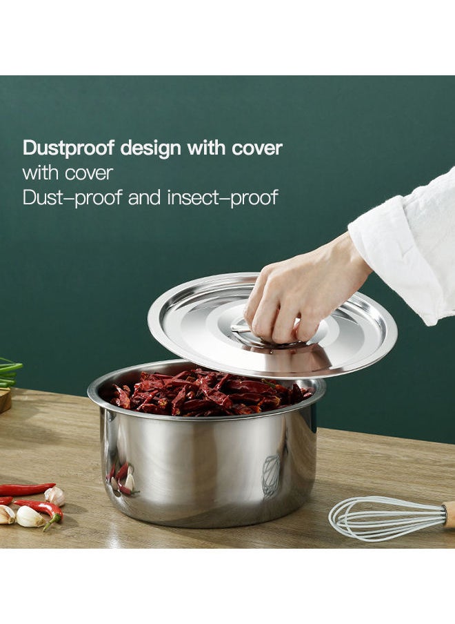 Sharpdo 5-Piece Stainless Steel Cooking Pot with Lid  - Image 5