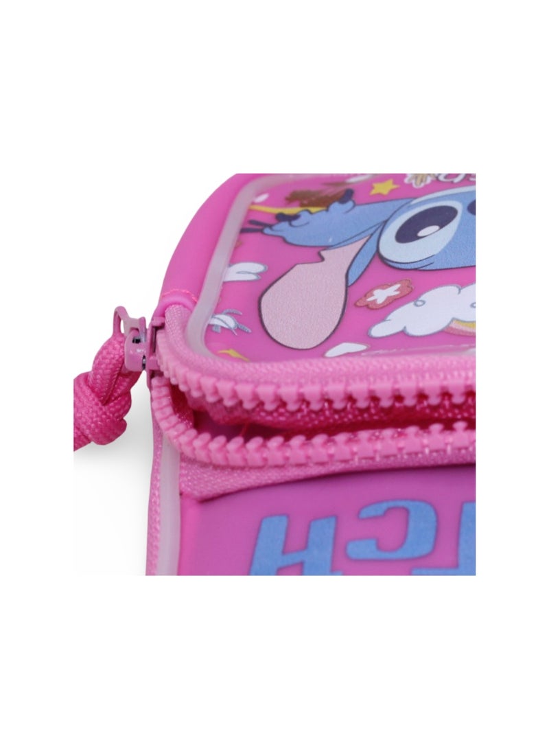 Stitch Cross Bag – Fuchsia - Image 3