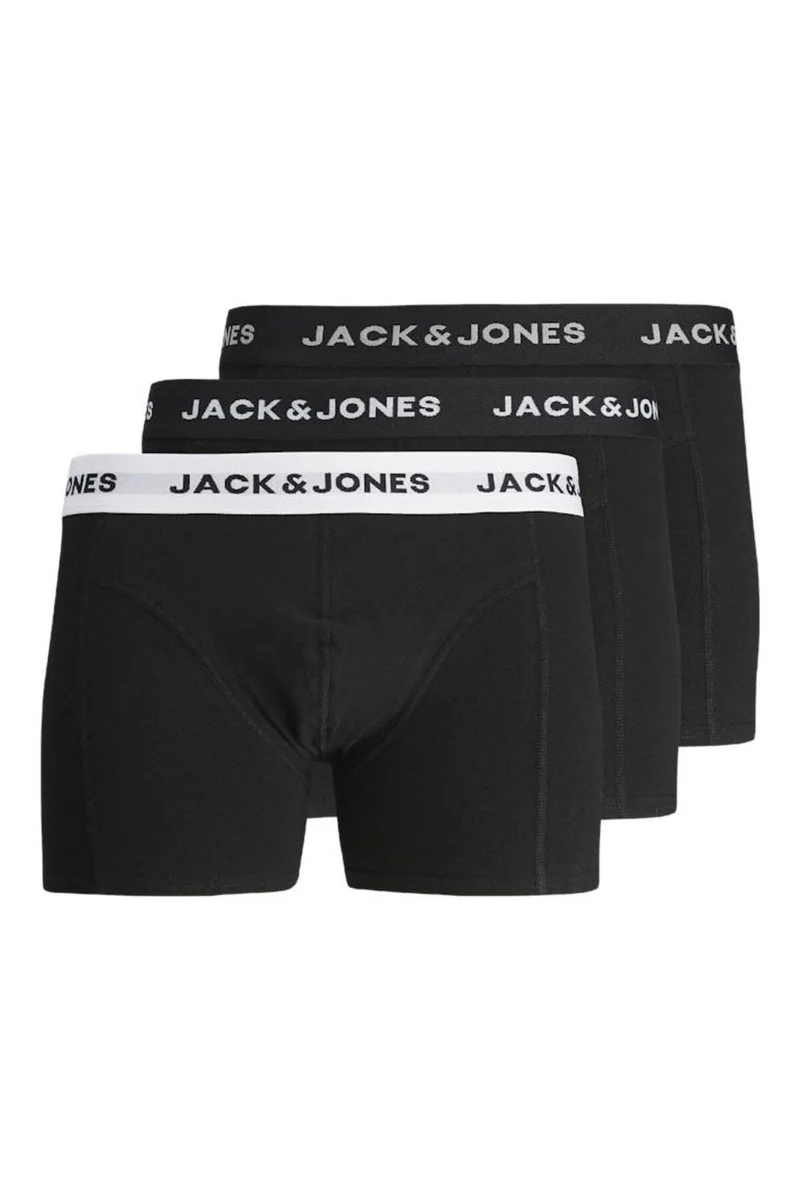 جاك اند جونز 3 Pack of Logo Band Trunks