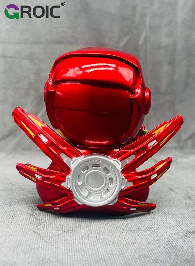 3.9'' Anime Figure - Iron Man Pikachu Action Figure Toy, Thanos Gloves, Steel Pickup, Pikachu Series Figures, Model Figure for Collection and Display Decoration Gift for Desktop, Car, Kids & Adults