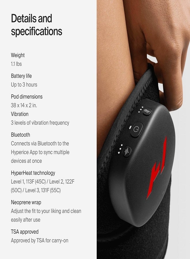 HYPERICE Venom 2 - Advanced Heat + Vibration Wrap (Leg)  - Image 5