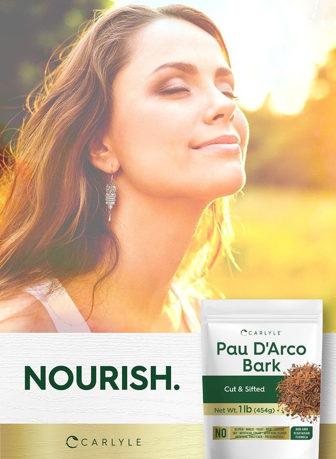 Carlyle PAU D'Arco Bark 1 lb Bag | Cut & Sifted | Vegetarian | Non-GMO, Gluten Free | Bulk Size - Image 5