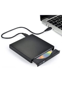 Generic External CD DVD Drive USB 2.0 Slim Portable USB 2.0 CD-RW DVD-RW Reader Writer for Laptop Notebook Desktop  - Image 1