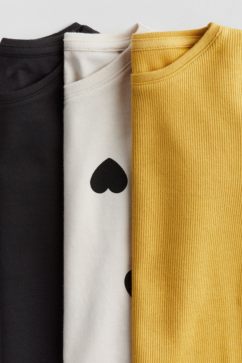 H&M 3-Pack Long-Sleeved Tops - Image 2