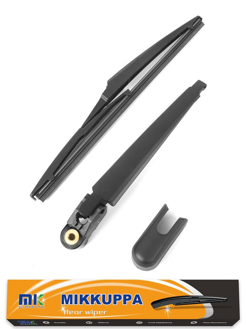 MIKKUPPA Rear Wiper Arm Blade Replacement for 20002012 Toyota RAV4  MIKKUPPA Back Windshield Wiper Assembly Replacement  All Season Natural Rubber Cleaning Window