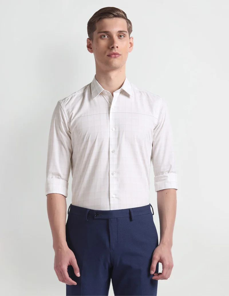 Arrow  Tartan Check Cotton Shirt for Men | Best Price UAE