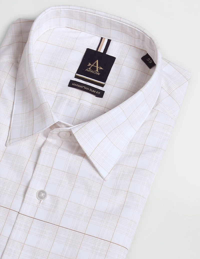Arrow  Tartan Check Cotton Shirt for Men | Best Price UAE
