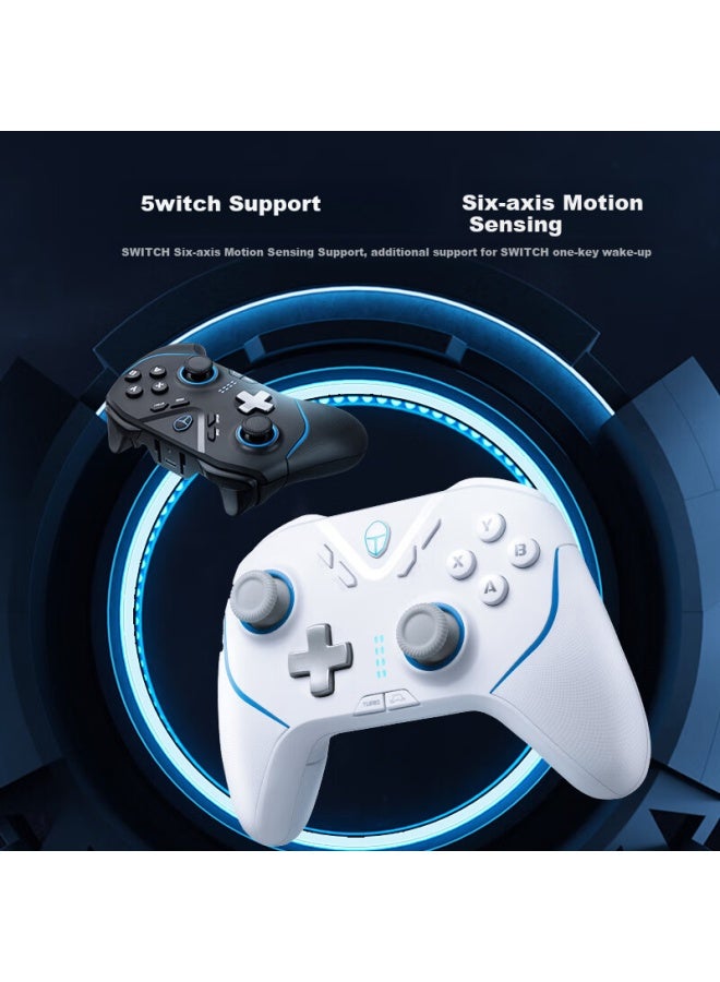 ثوندروبوت Thunderobot G50 Ultra وحدة تحكم لاسلكية للألعاب تصميم Xbox وحدة تحكم Tmr عصا التحكم مشغل القاعة الاهتزاز Bluetooth استشعار الحركة جهاز كمبيوتر شخصي معدل تقرير 1000 هرتز Black Myth أبيض - Image 4