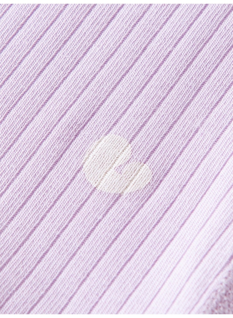 ميني بالا شرشرة لفتيات ذات أنابيب ناعمة، طوق رباعي، بلا أكمام، قطعة مرنة وقابلة للتنفس، акцент لطيف، مثالية للارتداء اليومي والطبقات الملبس للفتيات - Image 5