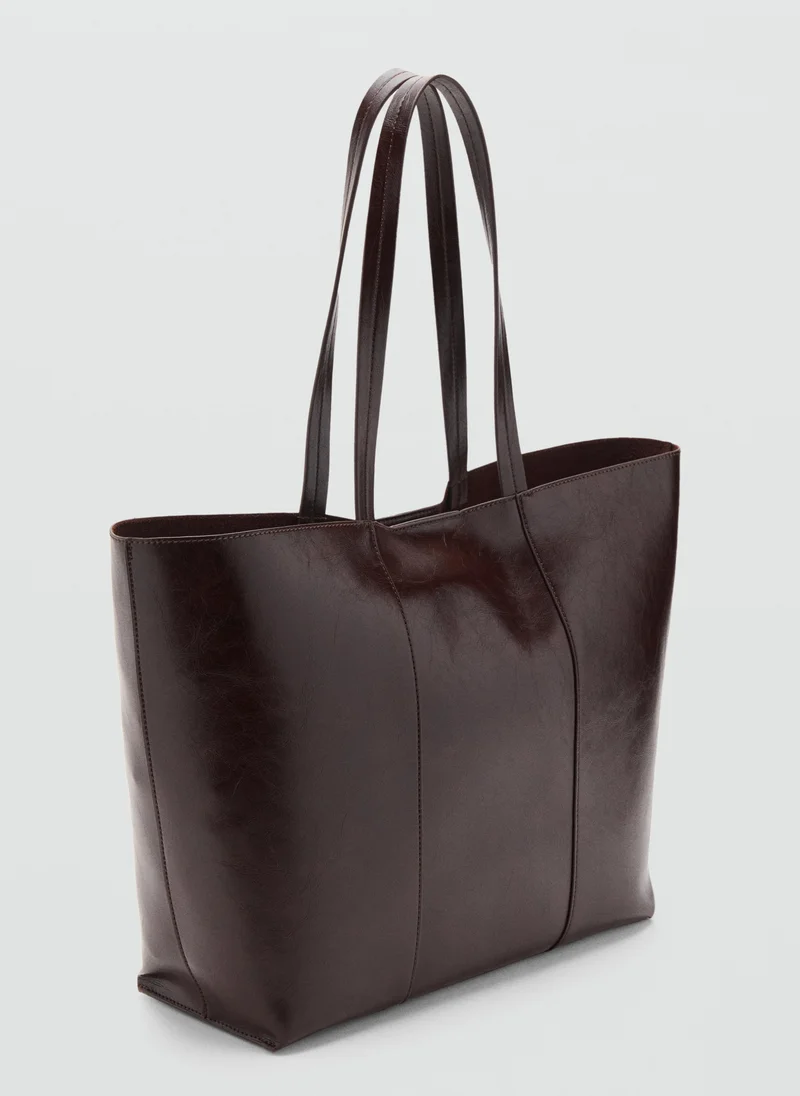 MANGO Large shopper bag