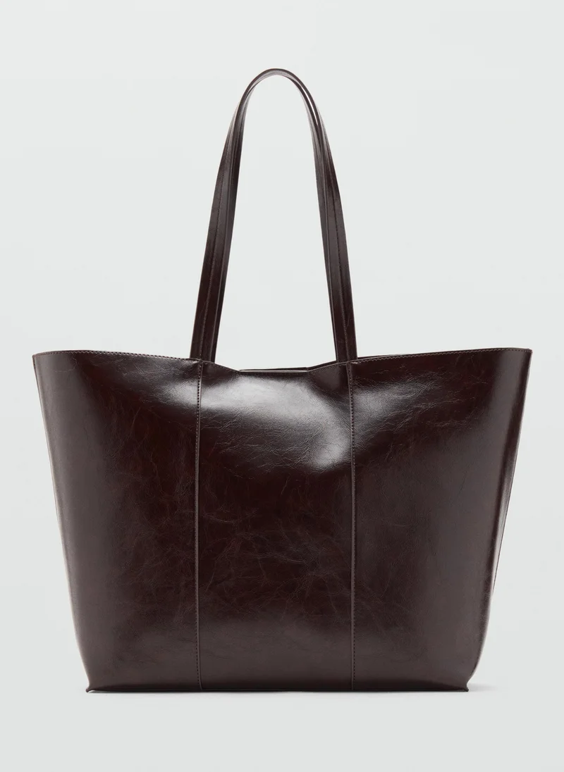 MANGO Large shopper bag