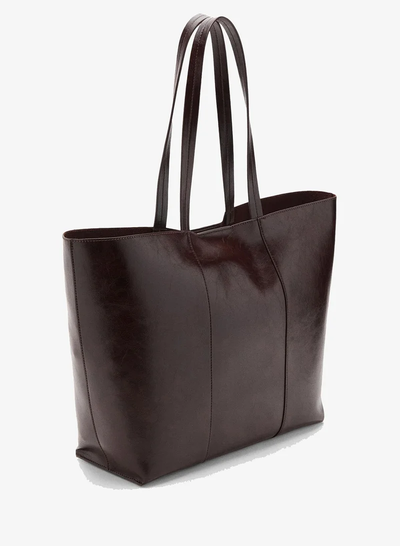 MANGO Large shopper bag