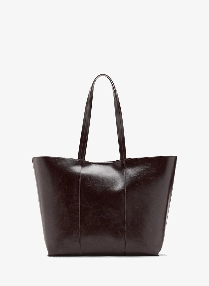 MANGO Large shopper bag