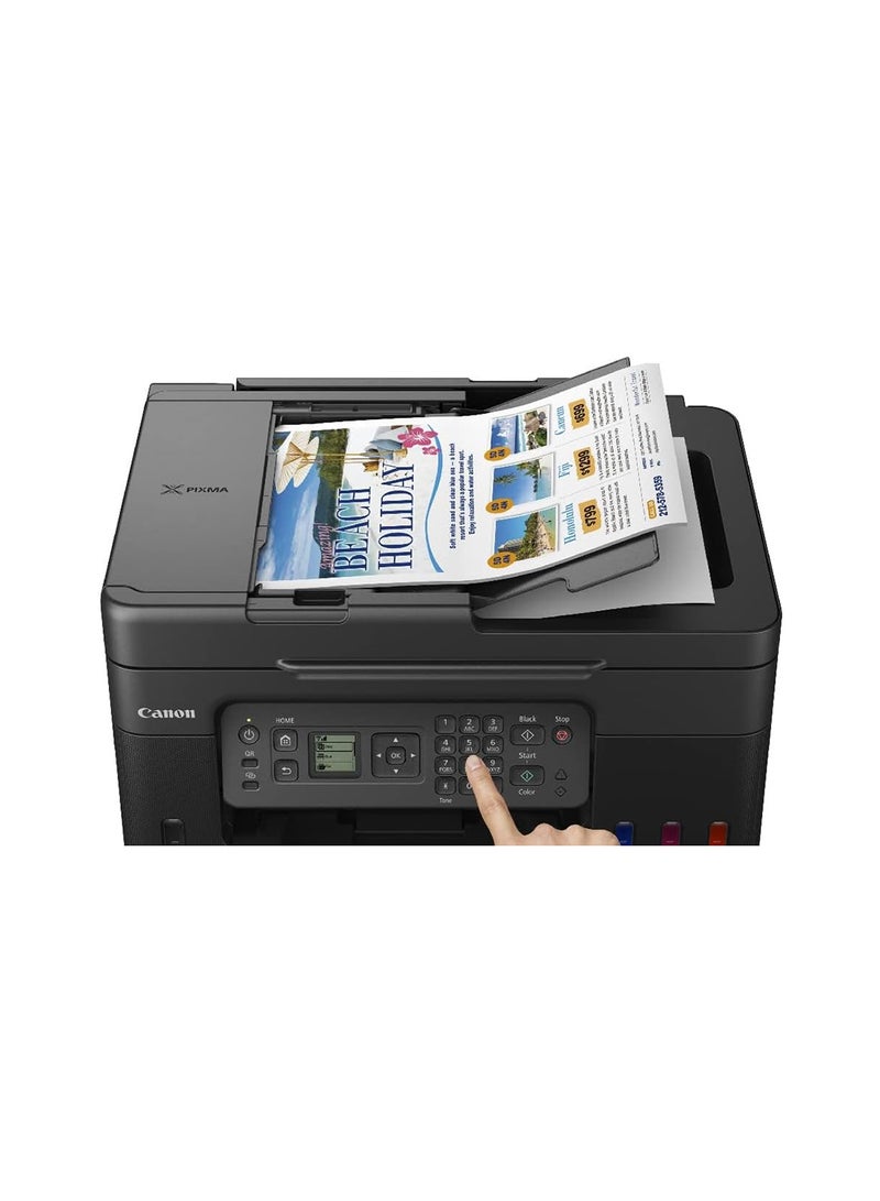 Canon Pixma G4470 Wireless Colour All-In-One Refillable MegaTank Inkjet Printer # 5807C009 Black - Image 4