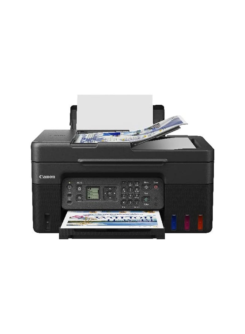 Canon Pixma G4470 Wireless Colour All-In-One Refillable MegaTank Inkjet Printer # 5807C009 Black - Image 1