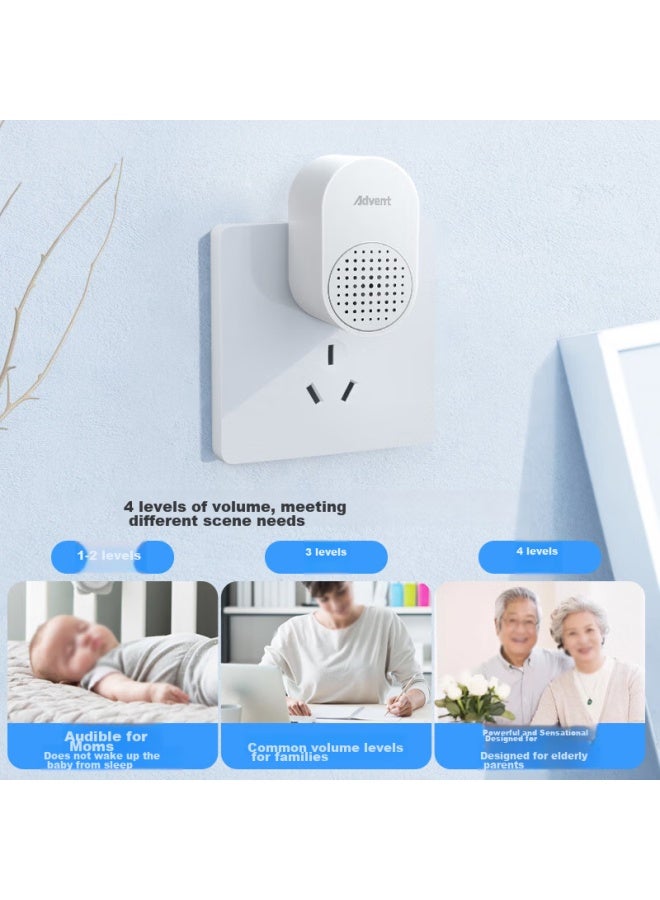 Advent Fl-313 Self-powered Wireless Doorbell, Battery-free Home Call System, One-to Combination - Image 4