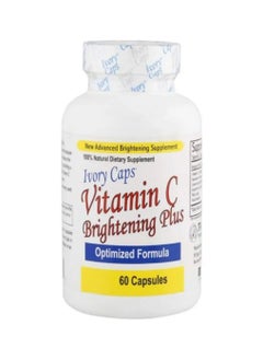 Ivory Caps Vitamin C Brightening Plus Dietary Supplement - 60 Capsules 