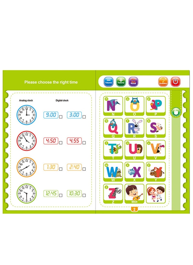 Generic - Children's English Pointing Reading Machine Learning Toy 3 Year Old Enlightenment 3D Book - Image 1