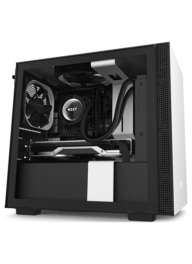 Vektra - RDY H210W 001 Mini Gaming PC / i5-12400F / B760i / RTX 3050 8GB / DDR5 RGB 32GB / Gen4 NVMe 1TB / 750 Watts / LCD Display Liquid AIO / Windows 11 Pro / 2 Years Warranty - Image 1