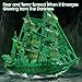 CubicFun 3D Jigsaw Puzzles Dutch Ship Model Flying Luminous Haunted Pirate Ship DIY for Adults and Kids Building Kits Office Decoration for Women and Men 360 Pieces - Image 2