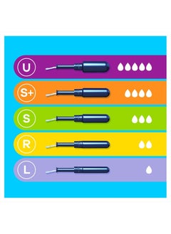 Tampax مجموعة سدادات قطنية بيرل متعددة الأغراض، مع جديلة مقاومة للتسرب، ذات قدرة امتصاص عادية/فائقة/فائقة للغاية، بدون رائحة، 47 قطعة  - Image 2