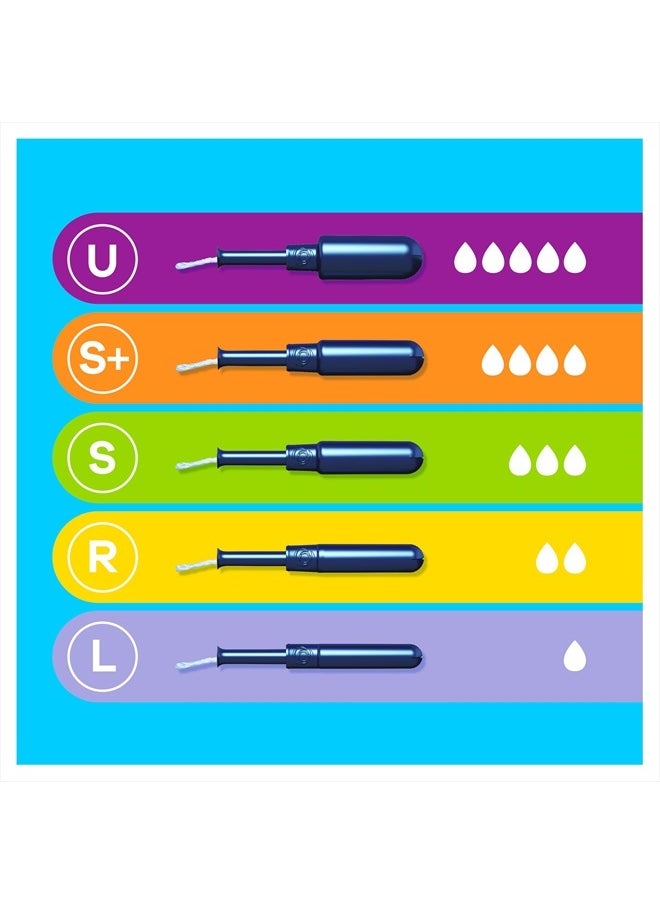 Tampax - Pearl Tampons Multi Pack, with LeakGuard Braid, Regular/Super/Super Plus Absorbency, Unscented, 47 Count - Image 1