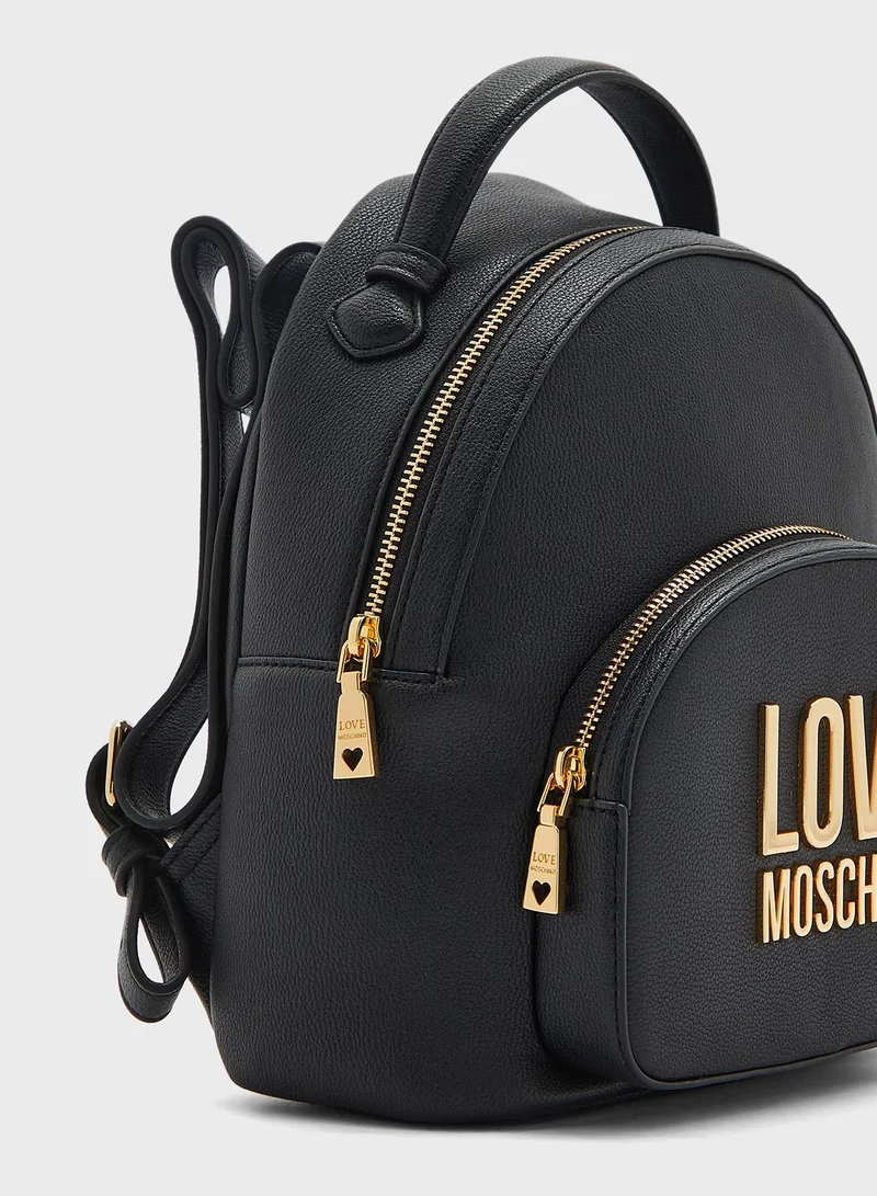 Love Moschino Love Lettering Backpack
